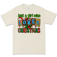 Bone just a girl who loves christmas Premium Tee - AdoDesignShop