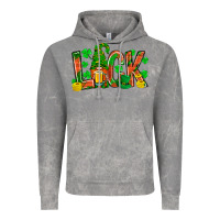 Cloud Rock luck with gnome and beer Vintage Hoodie - NancyCooperArtShop