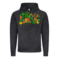 Vintage Black luck with gnome and beer Vintage Hoodie - NancyCooperArtShop