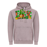 Vintage Zinc luck with gnome and beer Vintage Hoodie - NancyCooperArtShop