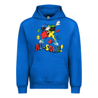 Cobalt Au-some! Autism puzzle dabbing Urban Hoodie - FaDigitalArtStudio