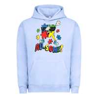 Pigment Grape Ice Au-some! Autism puzzle dabbing Urban Hoodie - FaDigitalArtStudio