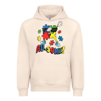 Sandshell Au-some! Autism puzzle dabbing Urban Hoodie - FaDigitalArtStudio
