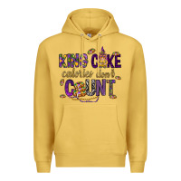 Antique Gold King cake calories don't count Premium Hoodie - HowdyJamesFarm