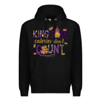Black King cake calories don't count Premium Hoodie - HowdyJamesFarm