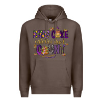 Coffee King cake calories don't count Premium Hoodie - HowdyJamesFarm