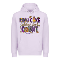 Lilac King cake calories don't count Premium Hoodie - HowdyJamesFarm