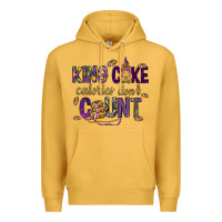 Mustard King cake calories don't count Premium Hoodie - HowdyJamesFarm