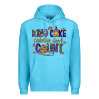 Ocean Blue King cake calories don't count Premium Hoodie - HowdyJamesFarm