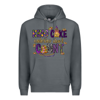 Rock King cake calories don't count Premium Hoodie - HowdyJamesFarm