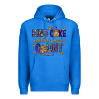 True Royal King cake calories don't count Premium Hoodie - HowdyJamesFarm