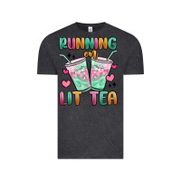 Vintage Black running on lit tea Vintage Tee - MaliasSmallBusiness