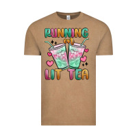 Vintage Coffee running on lit tea Vintage Tee - MaliasSmallBusiness