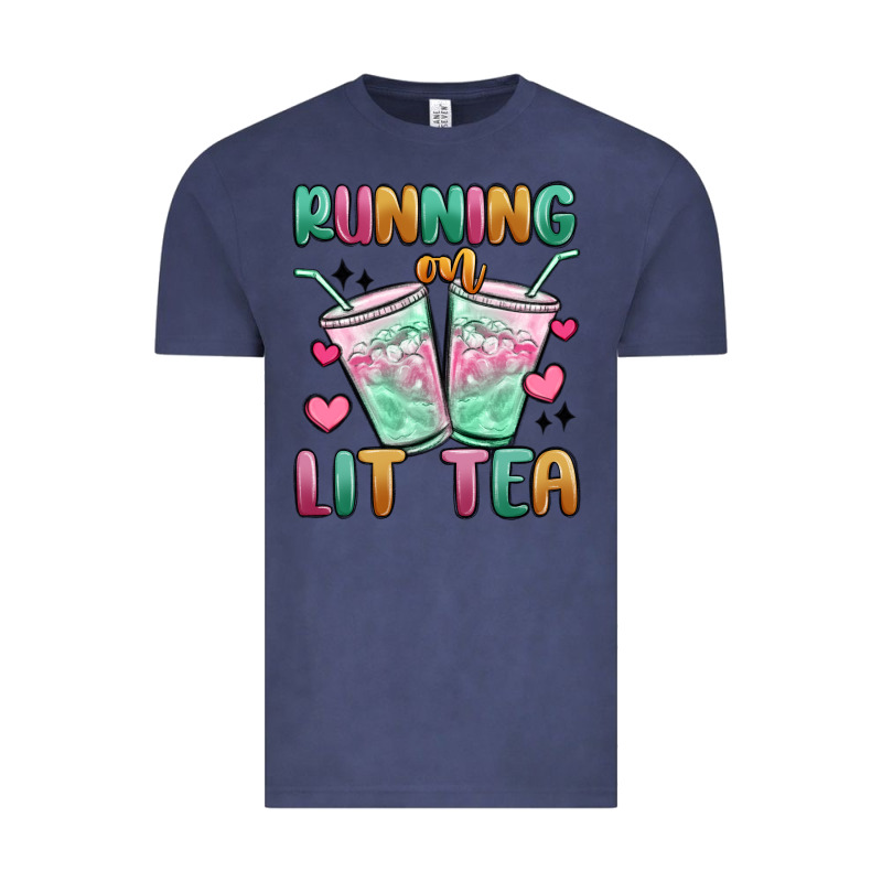 Running On Lit Tea Vintage Tee by MaliasSmallBusiness | Teevron
