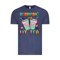 Vintage Denim running on lit tea Vintage Tee - MaliasSmallBusiness