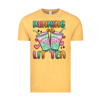 Vintage Mustard running on lit tea Vintage Tee - MaliasSmallBusiness