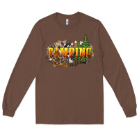 Chestnut camping Long Sleeve Tee - NancyCooperArtShop