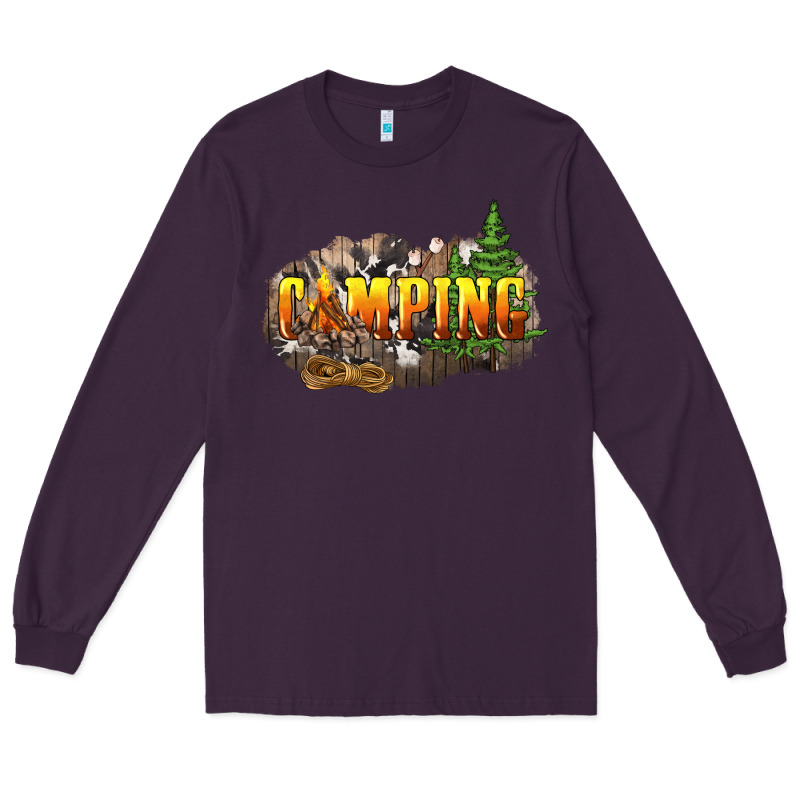Camping Long Sleeve Tee by NancyCooperArtShop | Teevron