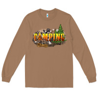 Toasted Coconut camping Long Sleeve Tee - NancyCooperArtShop