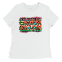 White i̇f you drink don't drive do the watermelon crawl Ladies Tee - JahusDesignShop