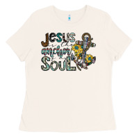 Bone jesus is the anchor of my soul Ladies Tee - SublimationCraftShop