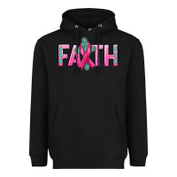 Black Cancer Faith with gemstone Heavyweight Hoodie - NancyCooperArtShop