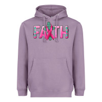 Lavender Cancer Faith with gemstone Heavyweight Hoodie - NancyCooperArtShop