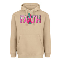 Mushroom Cancer Faith with gemstone Heavyweight Hoodie - NancyCooperArtShop
