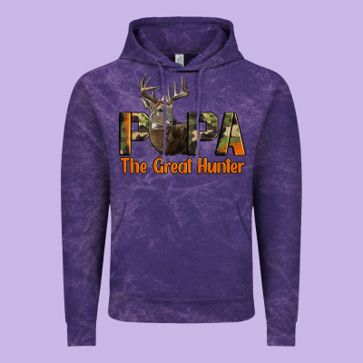 Western Papa The Great Deer Hunter Vintage Hoodie Designed By Lillyallendesigns
