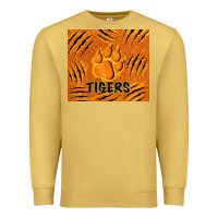 Antique Gold tiger paws Premium Sweatshirt - TumblerDesignByShophia
