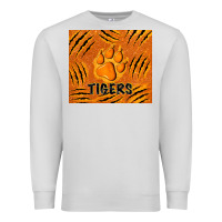 Dove Grey tiger paws Premium Sweatshirt - TumblerDesignByShophia