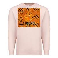 Pale Pink tiger paws Premium Sweatshirt - TumblerDesignByShophia