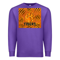 Purple tiger paws Premium Sweatshirt - TumblerDesignByShophia