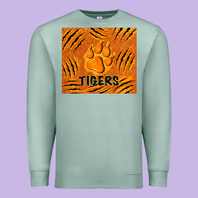 Tiger Paws Premium Sweatshirt Designed By Tumblerdesignbyshophia