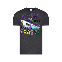 Vintage Black oh ship it's a mardi gras trip Vintage Tee - MaliasSmallBusiness