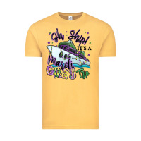 Vintage Mustard oh ship it's a mardi gras trip Vintage Tee - MaliasSmallBusiness