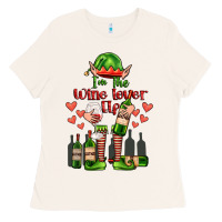 Bone im the wine lover elf Ladies Tee - FaDigitalArtStudio