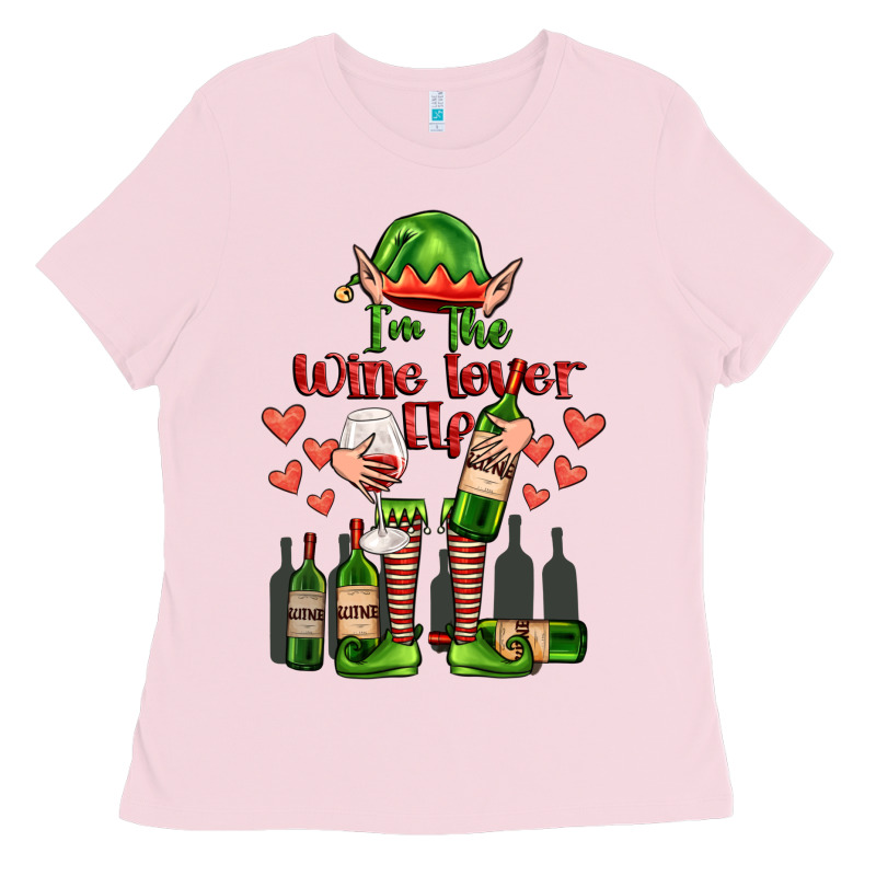 Im The Wine Lover Elf Ladies Tee by FaDigitalArtStudio | Teevron