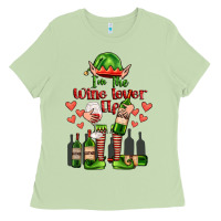 Matcha im the wine lover elf Ladies Tee - FaDigitalArtStudio