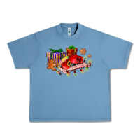 Pebble Blue cowgirl hat with gifts and cookies Urban Heavy Tee - AdoDesignShop
