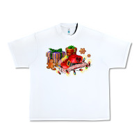 White cowgirl hat with gifts and cookies Urban Heavy Tee - AdoDesignShop
