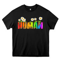 Black human Heavy Core Tee - HRA Design Shop