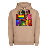 Pigment Burro spread love not hate Urban Hoodie - FaDigitalArtStudio