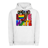 Pigment Lunar Rock spread love not hate Urban Hoodie - FaDigitalArtStudio