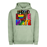 Spread Love Not Hate Urban Hoodie | Teevron