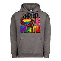 Pigment Tornado spread love not hate Urban Hoodie - FaDigitalArtStudio
