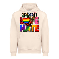 Sandshell spread love not hate Urban Hoodie - FaDigitalArtStudio
