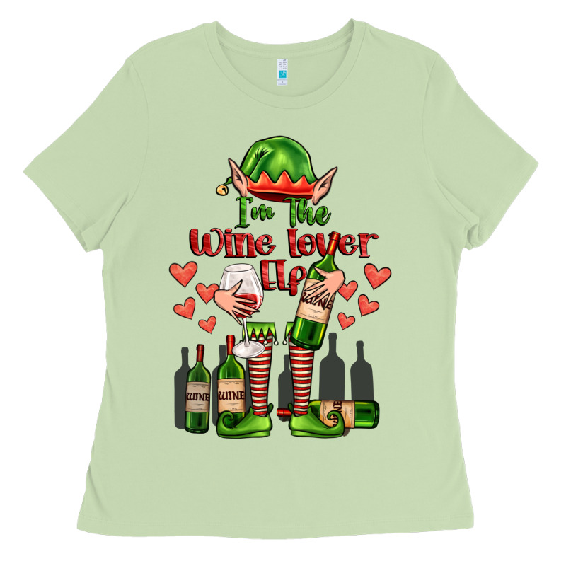 Im The Wine Lover Elf Ladies Tee by FaDigitalArtStudio | Teevron