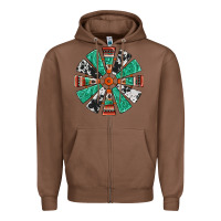 Chestnut western windmill Zipper Hoodie - Jasminsmagicworld