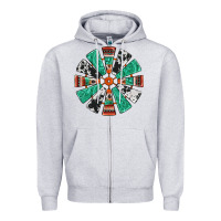 Heather Grey western windmill Zipper Hoodie - Jasminsmagicworld